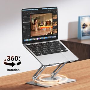 UGREEN Laptop Stand for Desk with 360° Aluminum Rotating Base LP592 (90849)